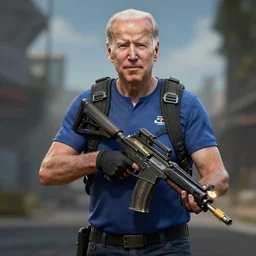 joe biden as a counter - strike : global offensive npc, screenshot
