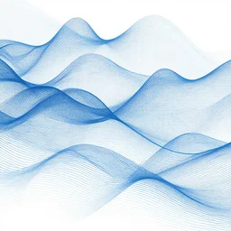a mathematically generated wave pattern