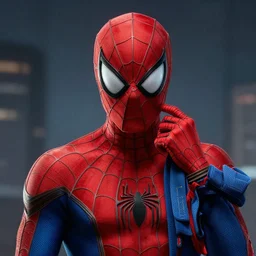 k spiderman portrait by katsuhiru otomo