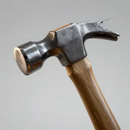 hammer, isolated background, digital art, artstation