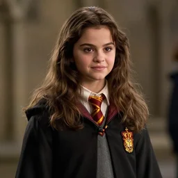 selena gomez in harry potter, movie still frame, hd, remastered, detailed, cinematic lighting