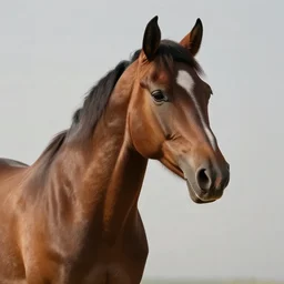 photo of a horse top body and head on a human body lower half