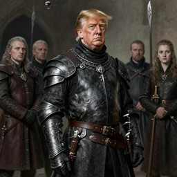 trump as man of the night's watch, middle ages, game of thrones | | realistic shaded, fine details, realistic shaded lighting painting by greg rutkowski, diego gisbert llorens, magali villeneuve, artgerm, jeremy lipkin, michael garmash, rob rey