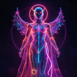 neon deity by android jones