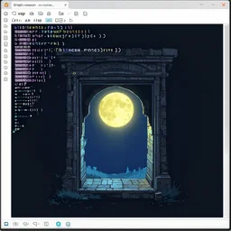 coding a portal to heaven in notepad.exe