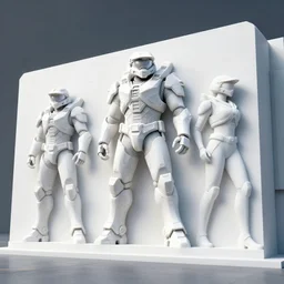 3 d sculpt of scifi rectangular cnc milling machine industrial building facade, maschinen krieger, halo, star wars, ilm, star citizen halo, gears of war, mass effect, high tech industrial, artstation unreal