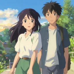 wifi queen, by makoto shinkai and thomas kinkdale, anime art wallpaper 4 k, trending on artstation
