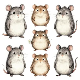 small rodent monster sketches