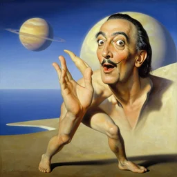 passion and delight on a summer day on another planet , by salvador dali , Hyperrealism, Photorealism, Tilt-shift, High Detail, High Definition