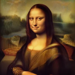 portrait of a young woman in thai traditional costume. painting by leonardo da vinci