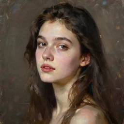 female portrait, oil painting