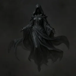 dark ghostly hooded figure floating, fantasy, dramatic, intricate, elegant, highly detailed, digital painting, artstation, concept art, smooth, sharp focus, illustration, art by Gustave Dore, octane render