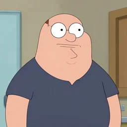 peter griffin in real life portrait