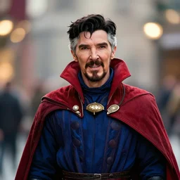 A photo of Borat as Doctor Strange, highly detailed, trending on artstation, bokeh, 90mm, f/1.4