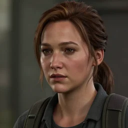 jennifer lawrence in the last of us, gameplay screenshot, close up, 3 d rendering. unreal engine. amazing likeness. very detailed.