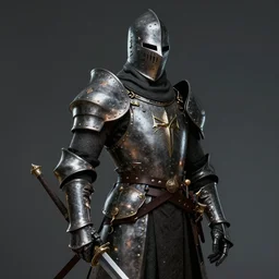 a knight in the style of dark fantasy art in the style of high fantasy art trending on artstation deviantart pinterest hyper detailed photorealistic highlights and shadow hd 8 k post - processing high resolution