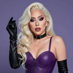 tonemapped lady gaga by invader zim