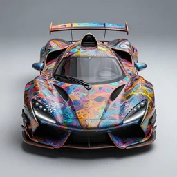 cyborg slick colorful supercar : by michal karcz, daniel merriam, victo ngai and guillermo del toro : ornate, dynamic, particulate, intricate, elegant, highly detailed, centered, artstation, smooth, sharp focus, octane render
