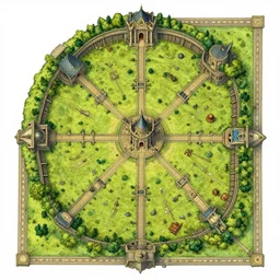 full - color fantasy floor plan map of a dungeon, by james gurney, trending on artstation