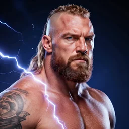 Kevin Owens portrait, volumetric lightning, ultradetailed, trending on artstation