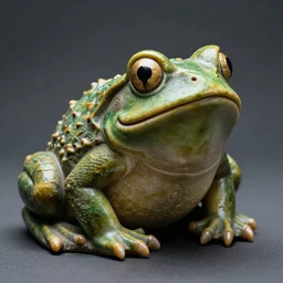 feng shui frog statue, fantasy, ultra detailed,