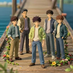 8 5 mm model portrait, boardwalk, wearing flowers and vines, martin schoeller, emanuele dascanio, oleg bulakh, id magazine, dynamic lighting, intricate, detailed, makoto shinkai, takashi takeuchi, studio ghibli, akihiko yoshida, sharp focus, photo realistic, 8 k