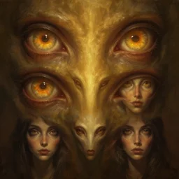 epic professional digital art of hungry eyes, radiant faint gold ambient light, painted, foreboding, eerie, alien, detailed, leesha hannigan, wayne haag, reyna rochin, ignacio fernandez rios, mark ryden, van herpen, best on artstation, cgsociety, epic, stunning, gorgeous, much wow, much detail, cinematic