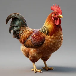 fantasy chicken human, high detail, fantasy art, concept art, 4 k, ultra detail, computer art