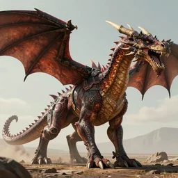 full - body design art of a four - legged giant western - style dragon, design art of a four - legged giant western - style dragon, image of a four - legged giant western - style dragon, picture of a four - legged giant western - style dragon, ( stylized, artgerm, artstation, hd, cgsociety, cgi, realistic, dramatic, cinematic, artistic,