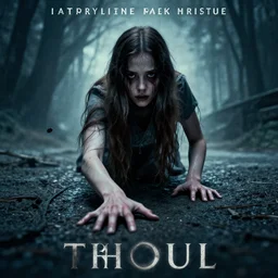 the ring alternate movie poster, creepy girl crawling toward camera, cinematic, epic,