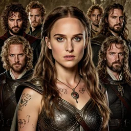 natalie portman, legendary warrior, heroic, lord of the rings, tattoos, decorative ornaments, battle armor, by omar ortiz, valeri tsvetkov, sergio martinez, carl spitzweg, ismail inceoglu, vdragan bibin, hans thoma, greg rutkowski, alexandros pyromallis, perfect face, fine details, realistic shading photorealism