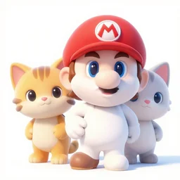 Kittens in Super Mario Odyssey, HQ, 4k