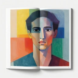 ( ( dither ) ), random editorial photo portrait of numero magazine, abstract expressionism art, colorful modern, deco minimal, ( ( mads berg ) ), karolis strautniekas, victo ngai, fine texture, dynamic composition, detailed, matte print, dynamic perspective, muted color, lomography, risograph, rich grainy texture, centered