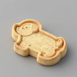 a 3d diagram of the inside of a dog biscuit