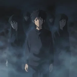ghostly vertical figures in dark smoke, scenic full shot, ambient lighting, detailed face, by makoto shinkai, stanley artgerm lau, wlop, rossdraws, no people