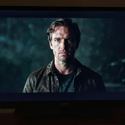 a screen still of phil spencer in a horror scene from the movie the conjuring
