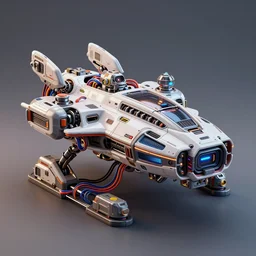 ultra detailed photorealistic the c 4 d render spaceship blind box, cinematic light, sci fi toy, glossy, cybernetic machines, colorful, wires, robotics, futuristic decor, trending on artstation, global illumination, ultra realistic illustration, matte painting, high detailed, unreal engine, octane render, by sparth, by franck menozzi