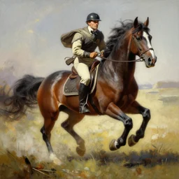 a horse by frank frazetta