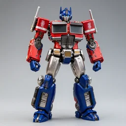 optimus prime figurine, 4 k, highly detailed, sharp focus, artstation unreal