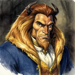 portrait, Zombified beast, beauty and the beast, watercolor, dramatic lighting, cinematic, establishing shot, extremly high detail, foto realistic, cinematic lighting, pen and ink, intricate line drawings, by Yoshitaka Amano, Ruan Jia, Kentaro Miura, Artgerm, post processed, concept art, artstation, matte painting, style by eddie mendoza, raphael lacoste, alex ross