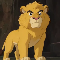 a key shot of Liger animation at mid-day, medium shot, waist up, studio Ghibli, Pixar and Disney animation, sharp, key art by Greg Rutkowski, dramatic lighting, flat texture, J.C. LEYENDECKER