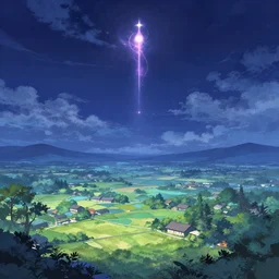 mystical scenery , by Sakimori, digital art, pixiv scenery art