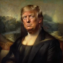 a beautiful painting of donald trump by leonardo da vinci, ultra - detailed, 8 k
