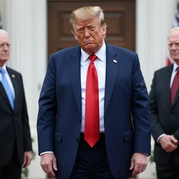 paparazzi photograph of donald trump being publicly humiliated, 8 k