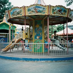 A kids park, analogue horror, film, found footage