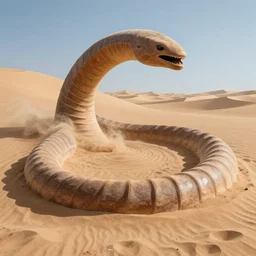 A ultra detailed matte painting of a Sand Worm from Dune, by Peter mohrbacher, trending on ArtStation, epic composition, epic scale