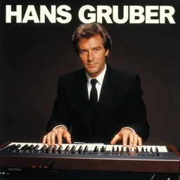 Hans Gruber album cover from 1982, synthesizer