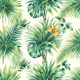 exquisite fresh tropical print with beautiful and high resolution elements developed into seamless patterns