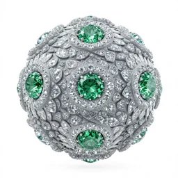 diamonds, emeralds, gems : : fish scales : : 3 d mandelbulb fractal : :