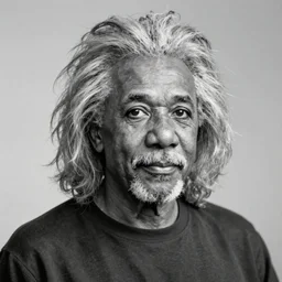 african einstein portrait, 1 9 8 6